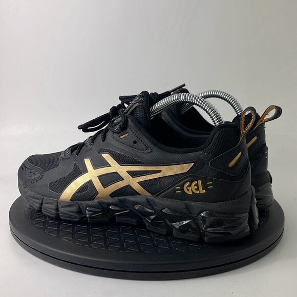 Asics Gel-Quantum 180 Black Gold Running Shoes 1202A296 Women’s Size 7.5 - Picture 7 of 12